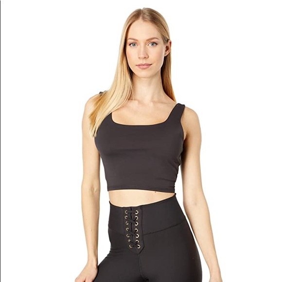 WeWoreWhat Straight Neck Crop Top - Picture 2 of 5